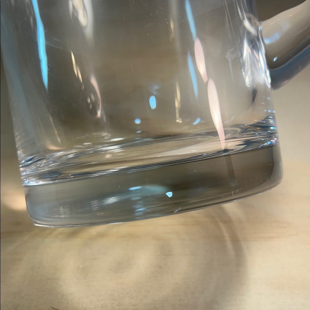 Handmade Glass Pitcher from Poland - Picture 4 of 4